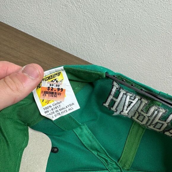 Vintage Harry Gant nascar adjustable SnapBack hat green NWT - Picture 7 of 8